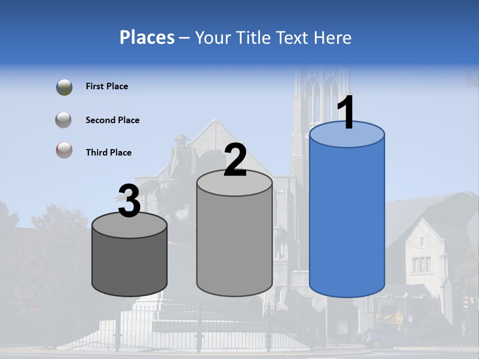 Abstract Architect Shape PowerPoint Template