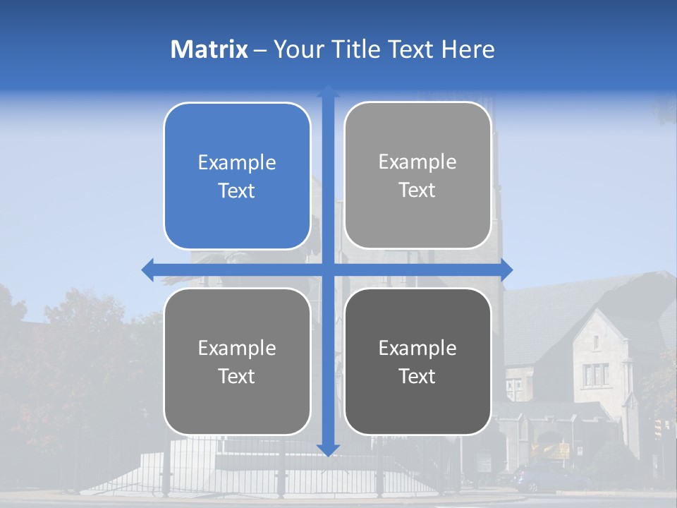 Abstract Architect Shape PowerPoint Template