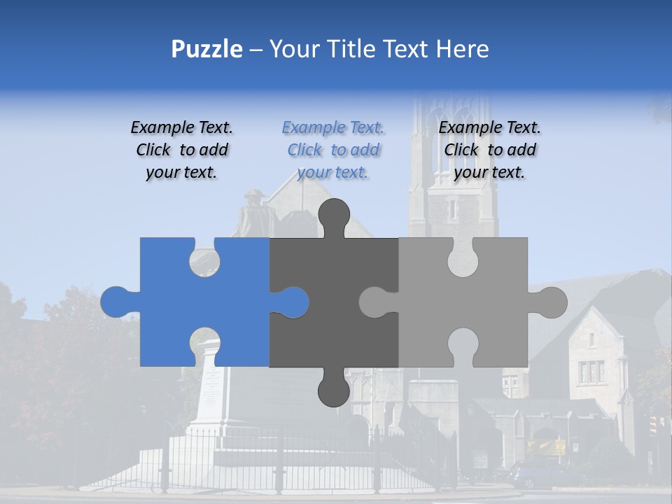 Abstract Architect Shape PowerPoint Template