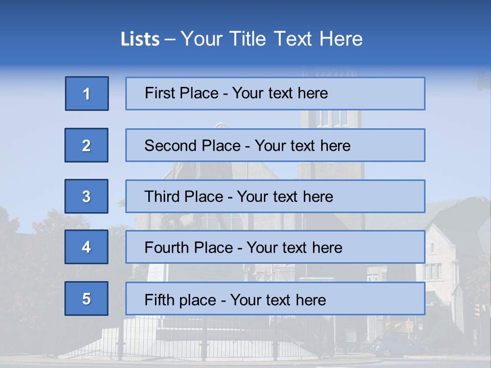 Abstract Architect Shape PowerPoint Template