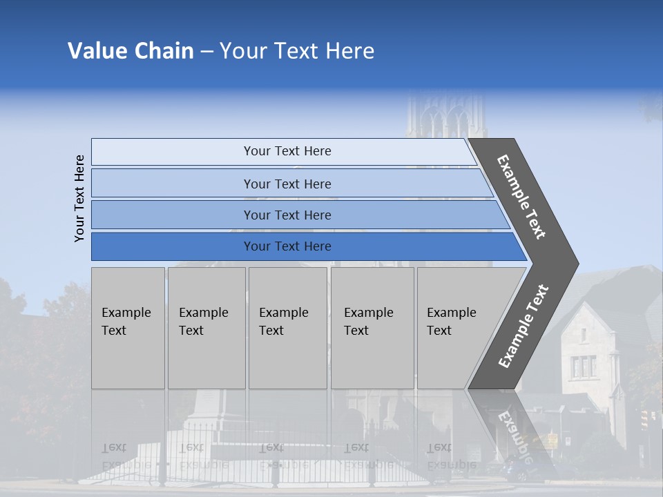 Abstract Architect Shape PowerPoint Template