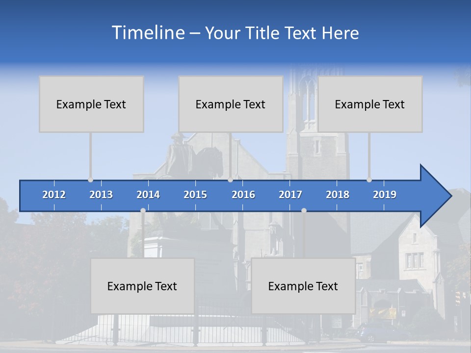 Abstract Architect Shape PowerPoint Template