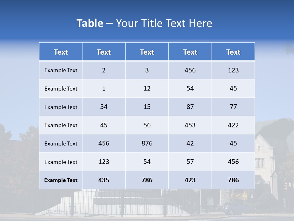 Abstract Architect Shape PowerPoint Template