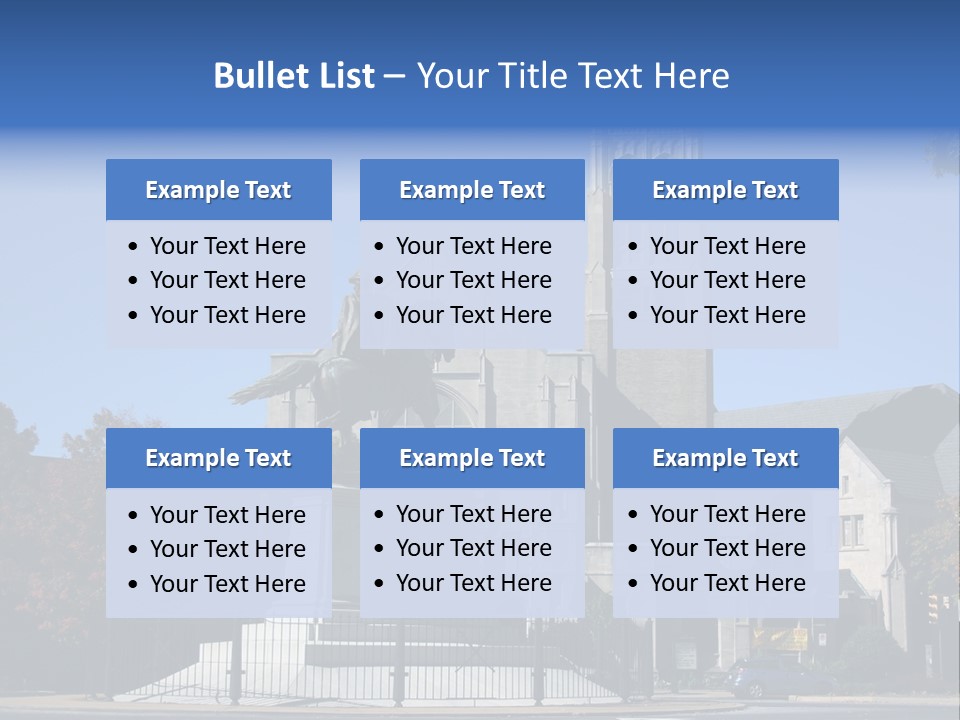 Abstract Architect Shape PowerPoint Template