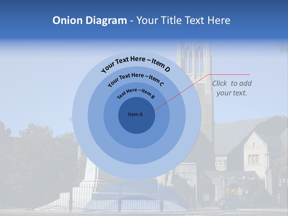 Abstract Architect Shape PowerPoint Template