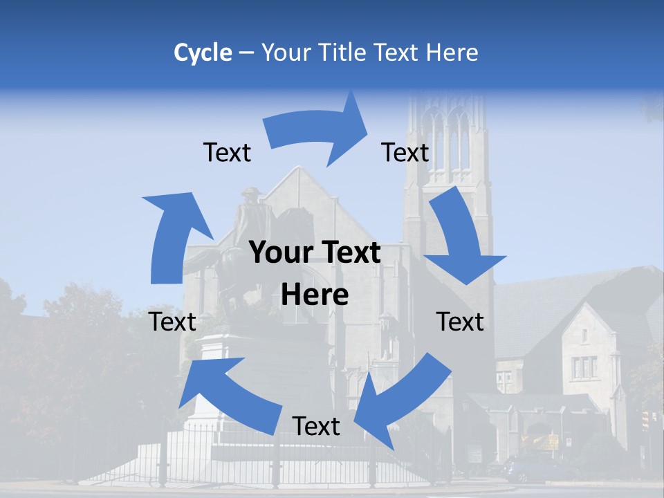 Abstract Architect Shape PowerPoint Template