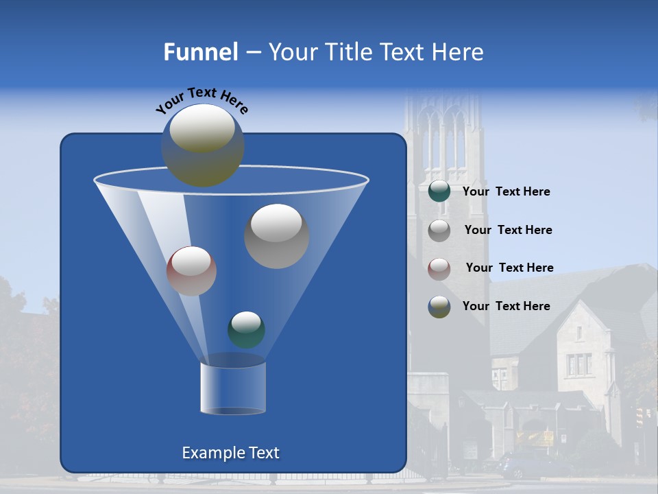 Abstract Architect Shape PowerPoint Template