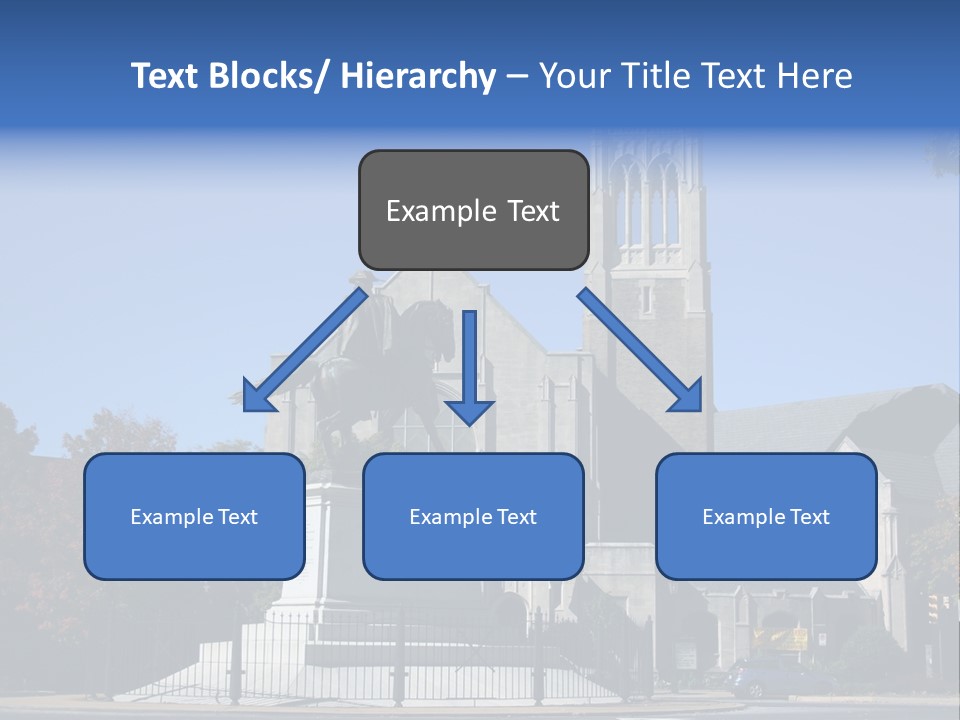 Abstract Architect Shape PowerPoint Template