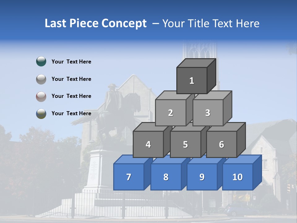 Abstract Architect Shape PowerPoint Template