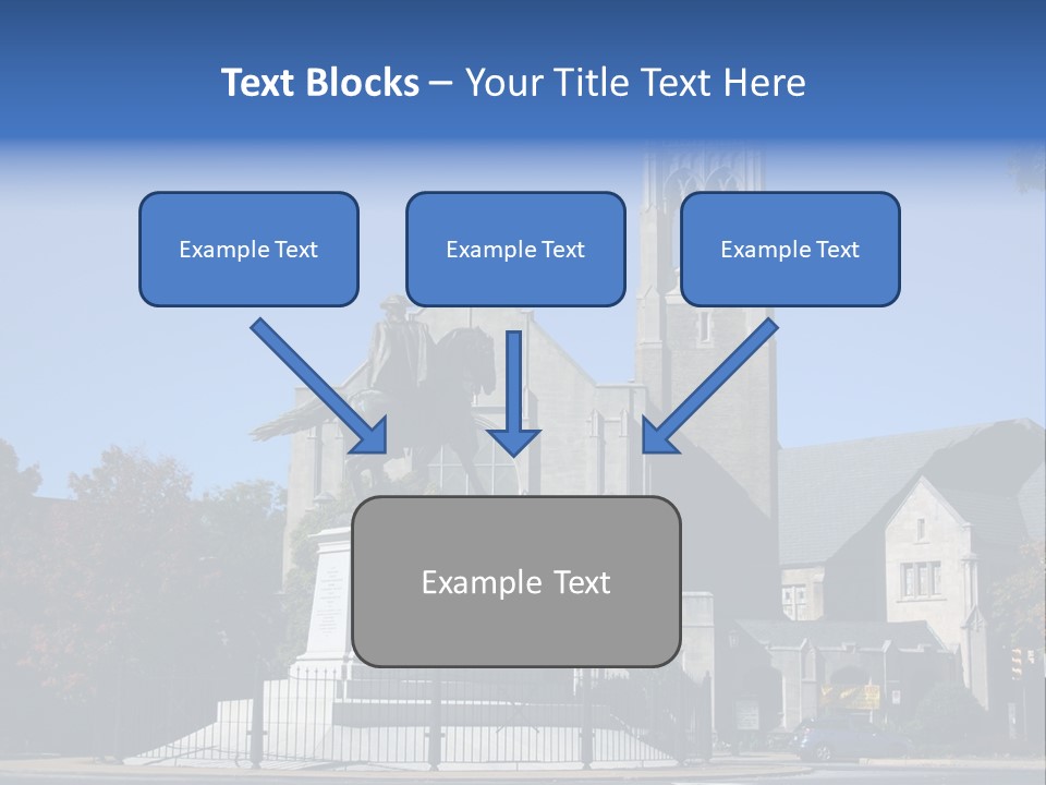 Abstract Architect Shape PowerPoint Template