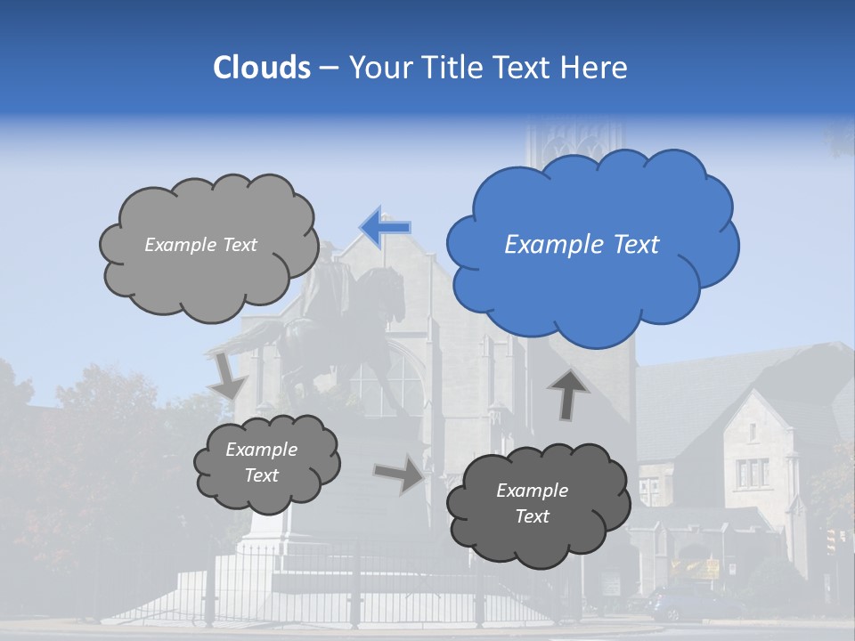 Abstract Architect Shape PowerPoint Template