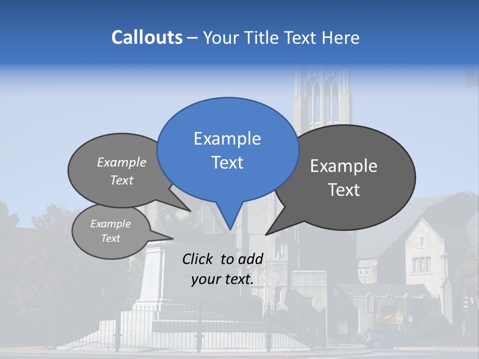 Abstract Architect Shape PowerPoint Template