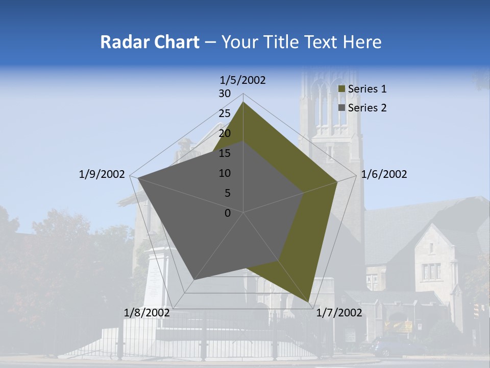 Abstract Architect Shape PowerPoint Template