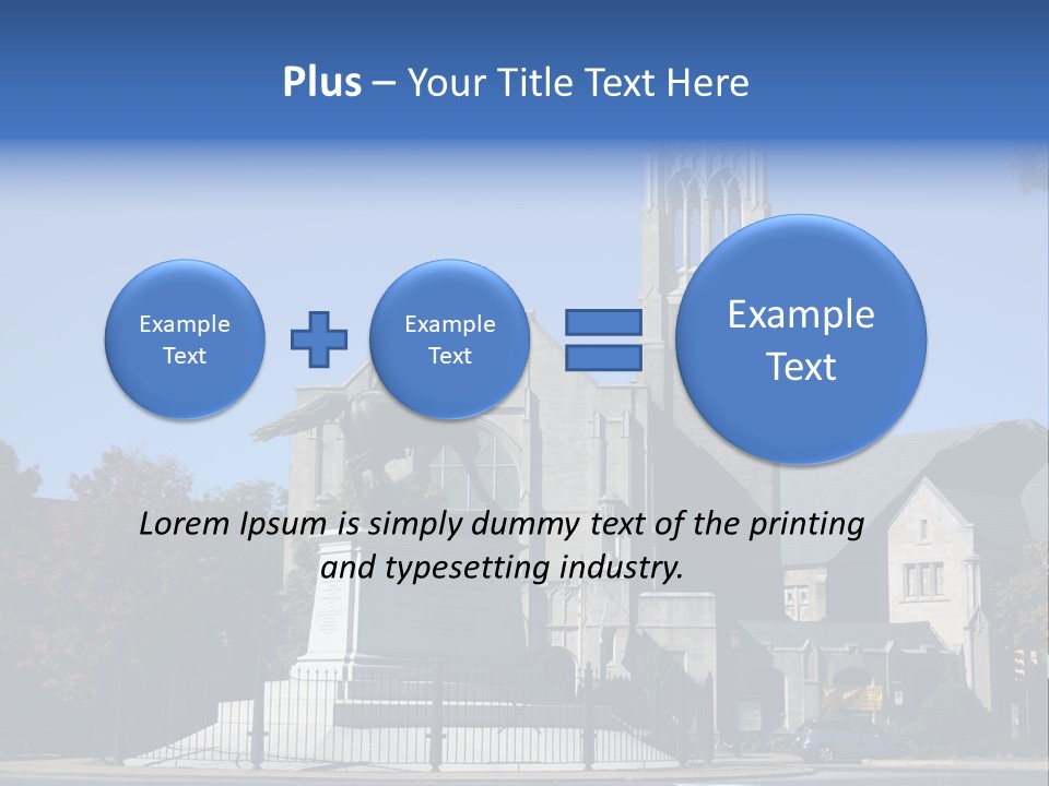 Abstract Architect Shape PowerPoint Template