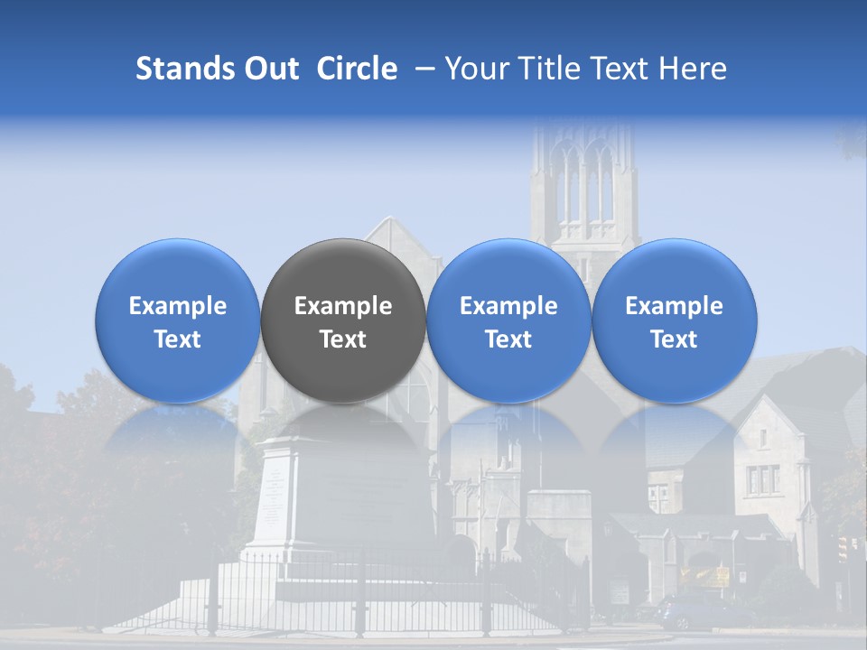 Abstract Architect Shape PowerPoint Template