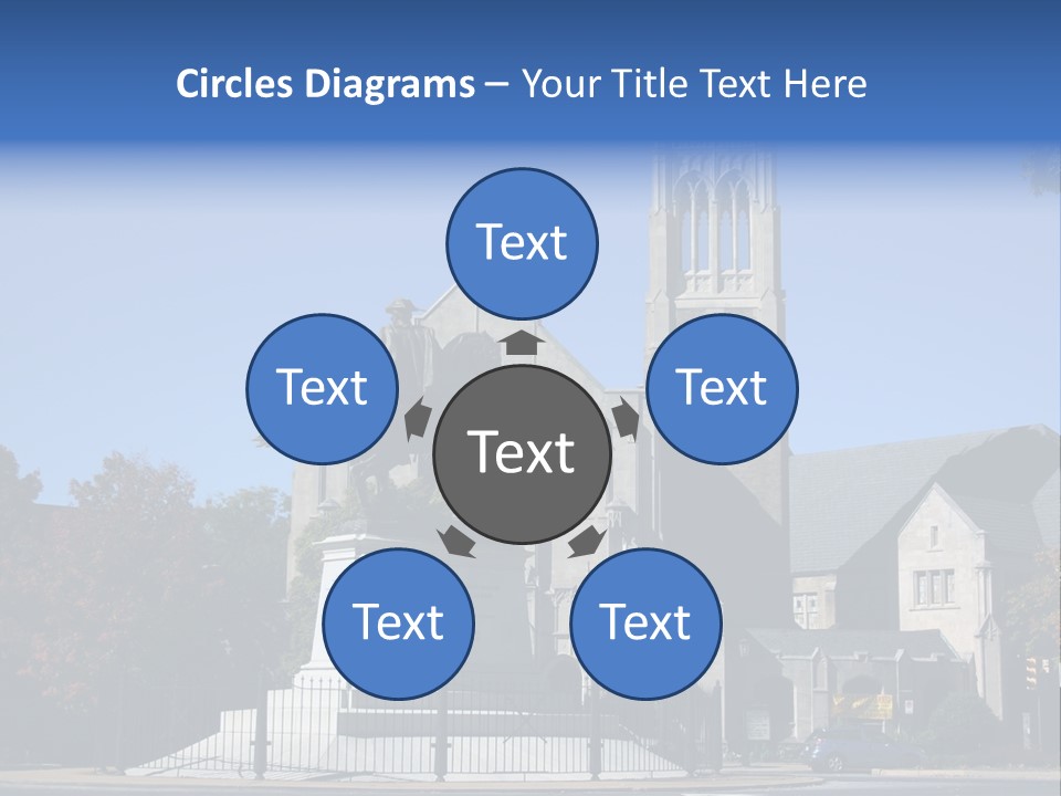 Abstract Architect Shape PowerPoint Template