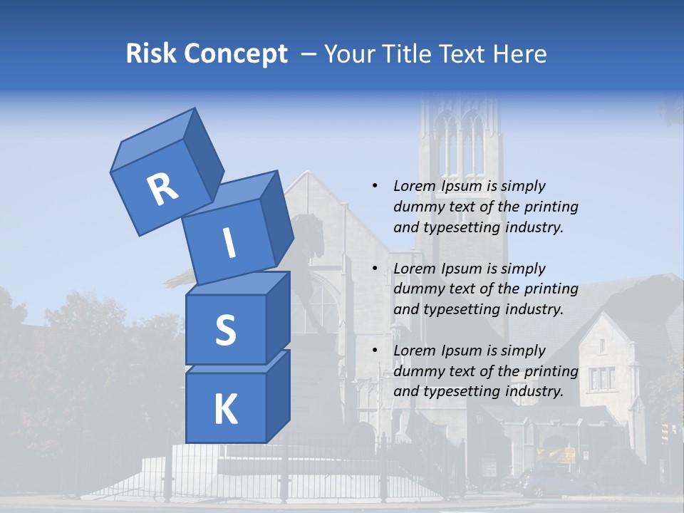 Abstract Architect Shape PowerPoint Template