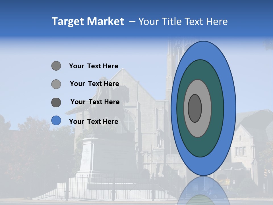 Abstract Architect Shape PowerPoint Template