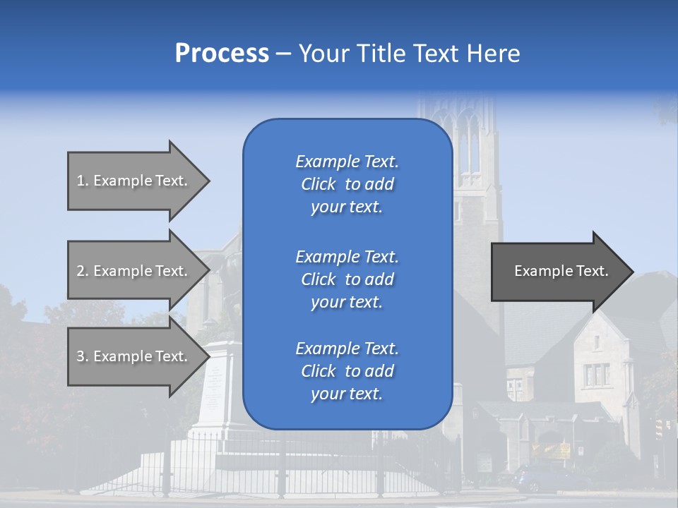Abstract Architect Shape PowerPoint Template