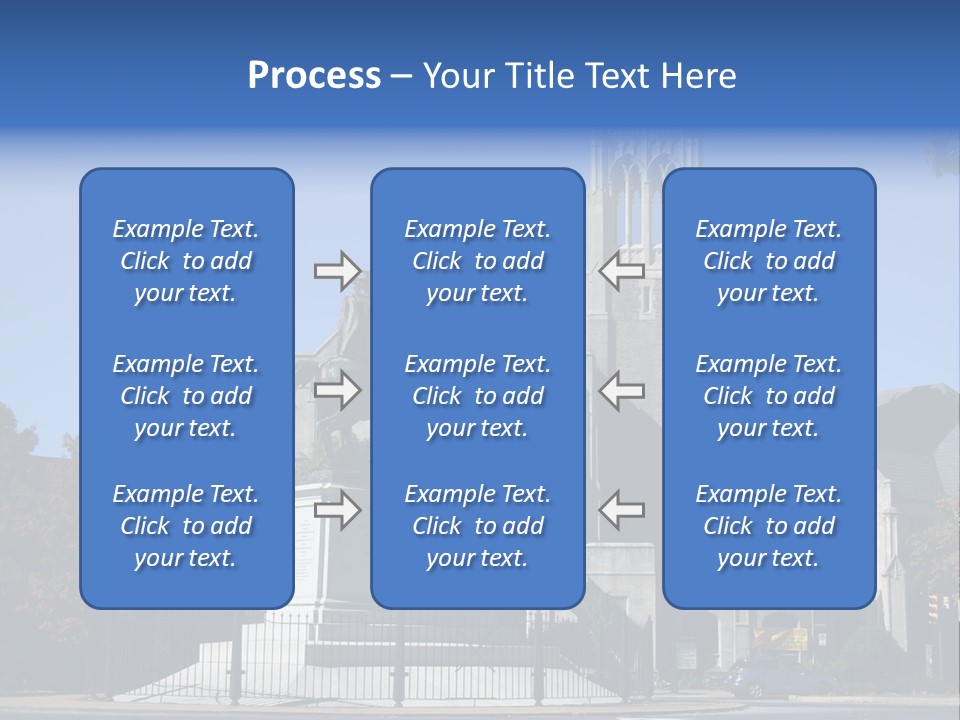 Abstract Architect Shape PowerPoint Template