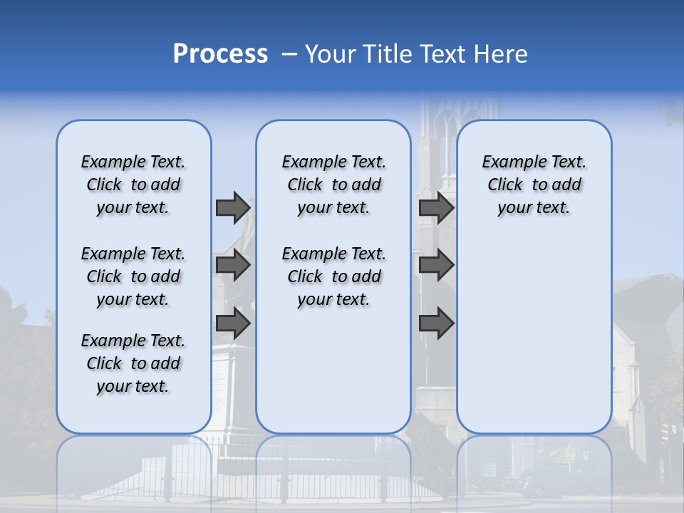 Abstract Architect Shape PowerPoint Template