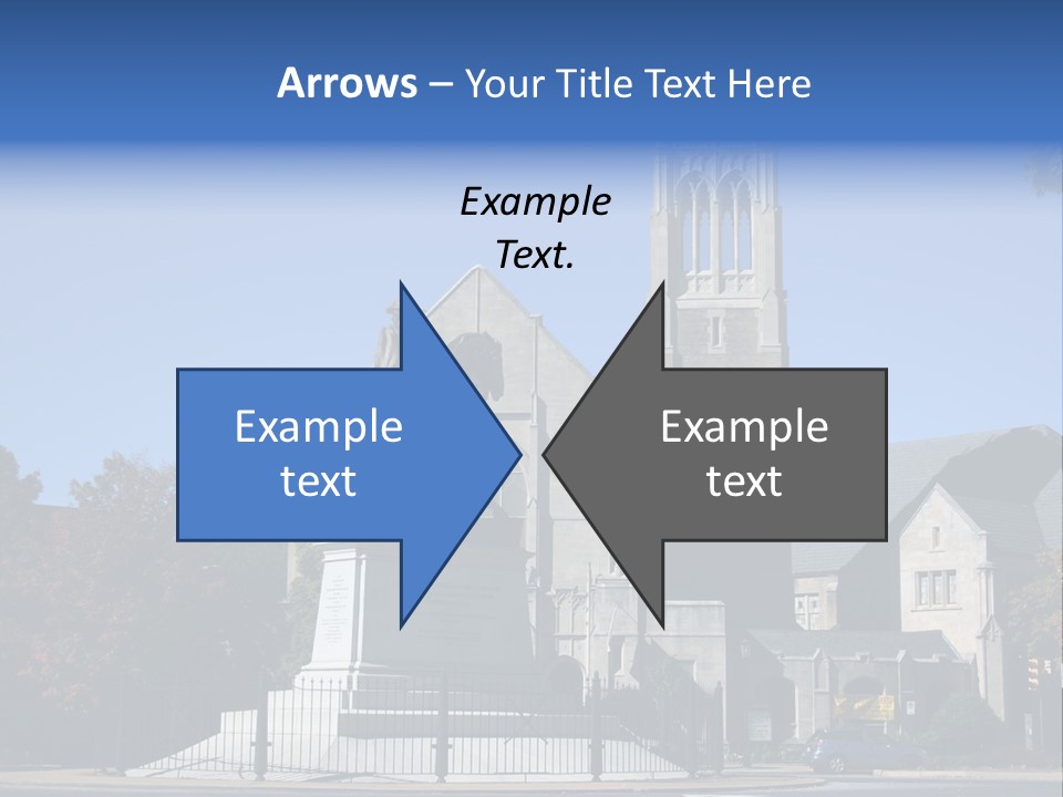 Abstract Architect Shape PowerPoint Template