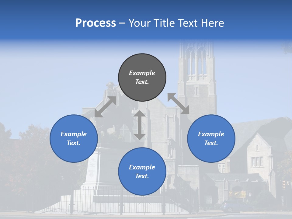 Abstract Architect Shape PowerPoint Template