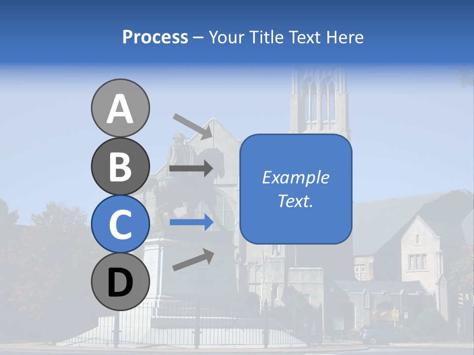 Abstract Architect Shape PowerPoint Template