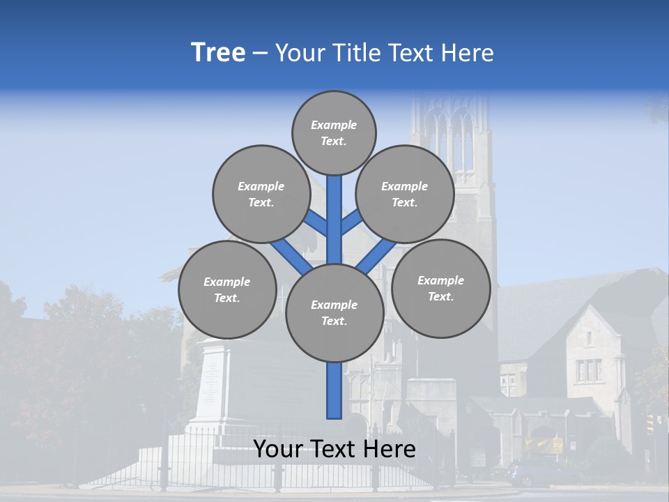 Abstract Architect Shape PowerPoint Template