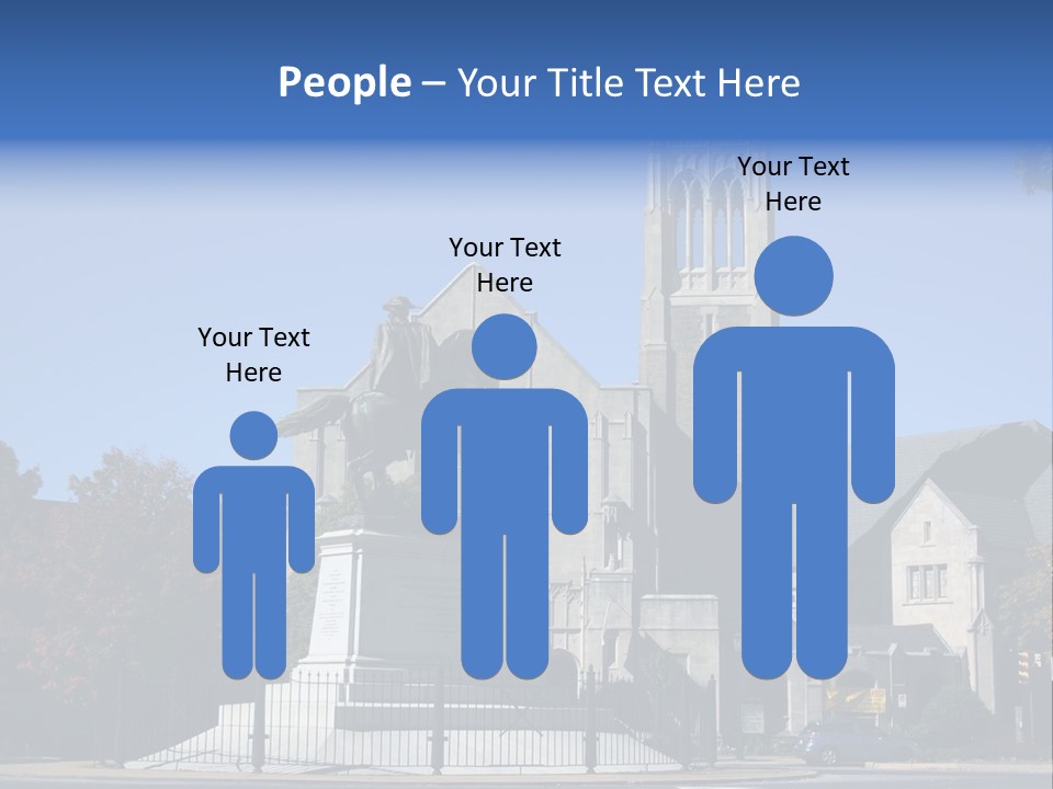 Abstract Architect Shape PowerPoint Template