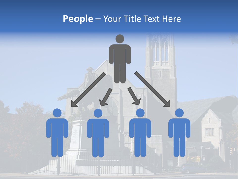 Abstract Architect Shape PowerPoint Template