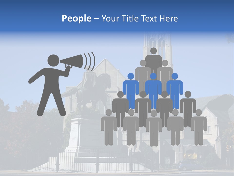 Abstract Architect Shape PowerPoint Template