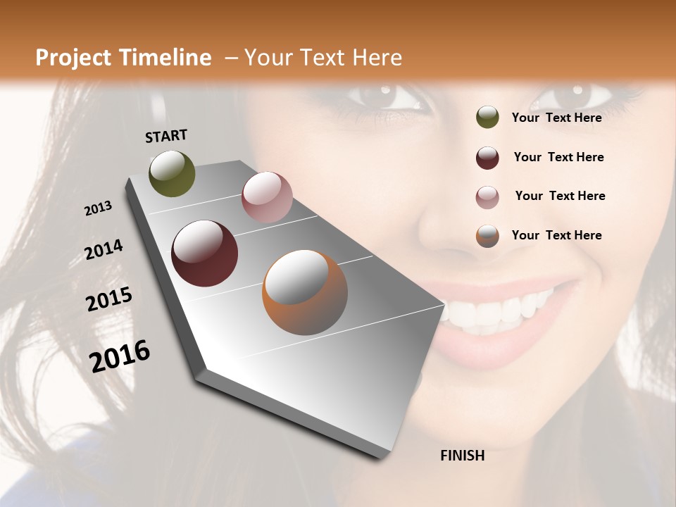 Sphere World Shape PowerPoint Template