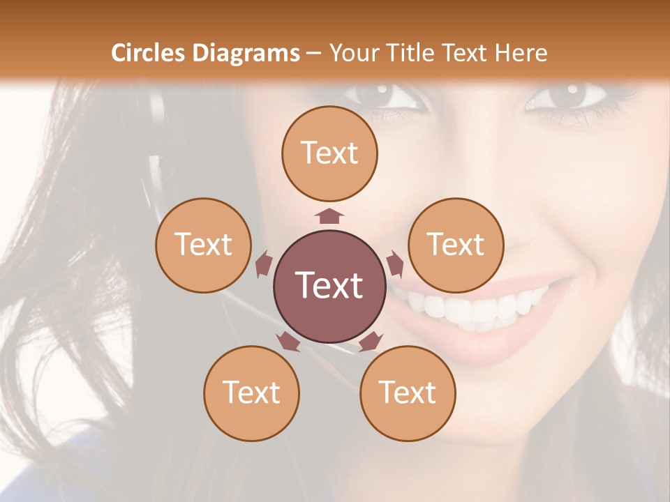 Sphere World Shape PowerPoint Template