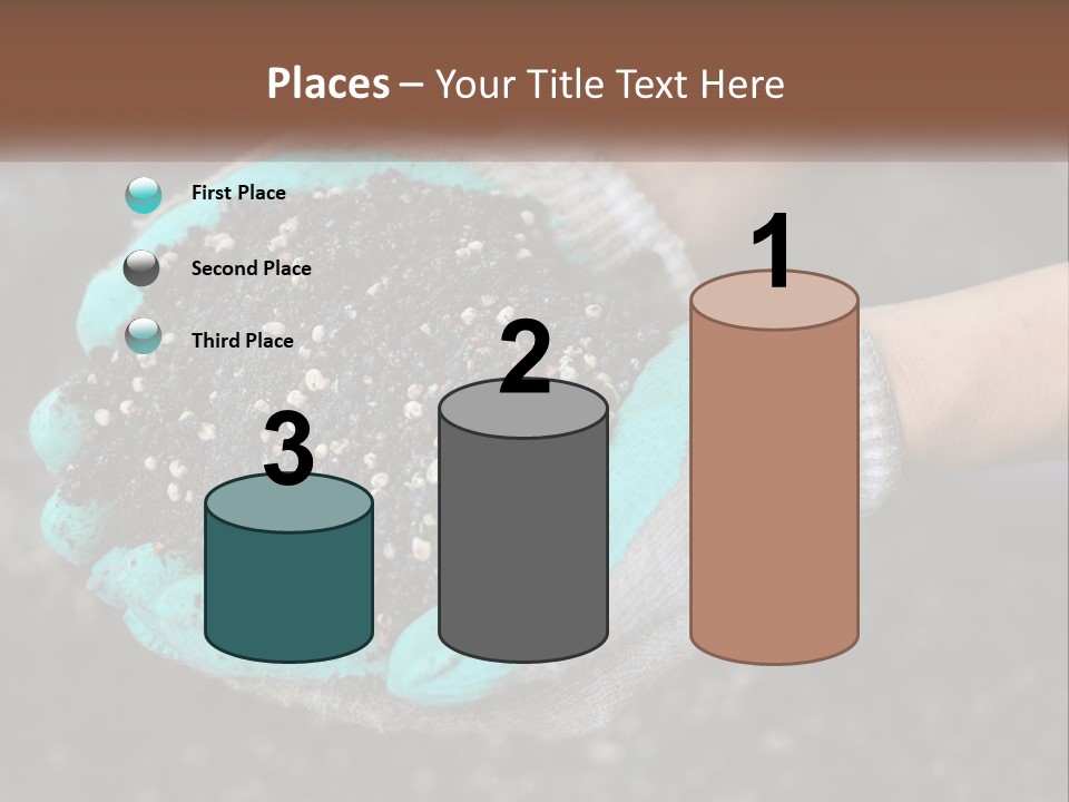 Render Black Sphere PowerPoint Template