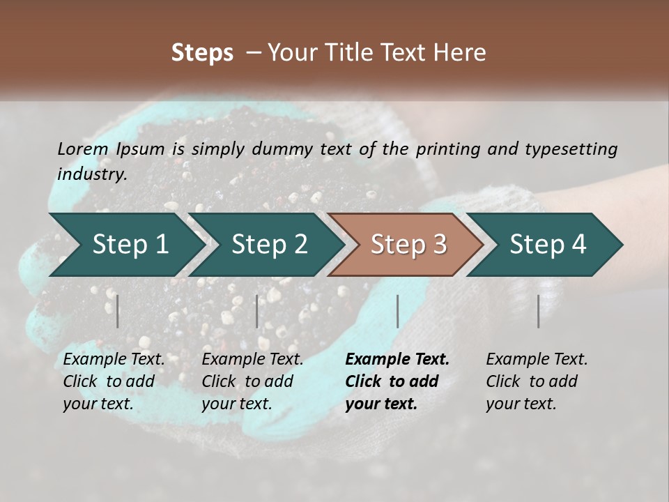 Render Black Sphere PowerPoint Template