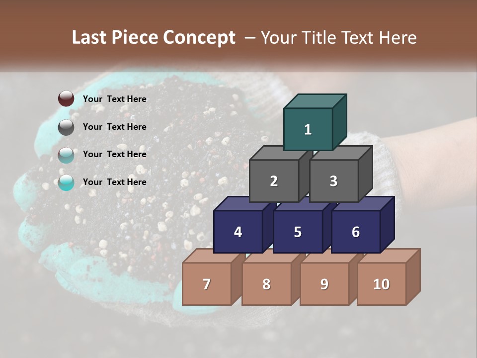 Render Black Sphere PowerPoint Template