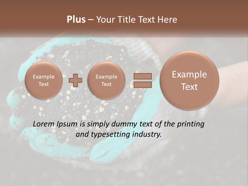 Render Black Sphere PowerPoint Template