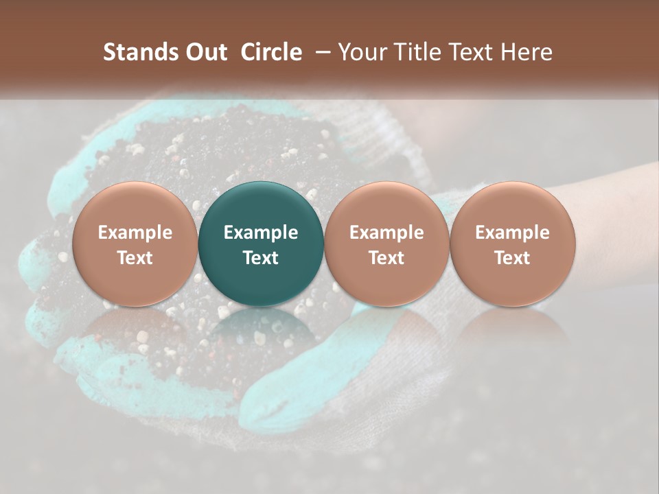 Render Black Sphere PowerPoint Template