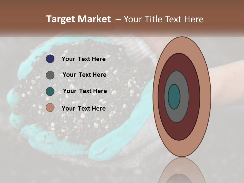 Render Black Sphere PowerPoint Template