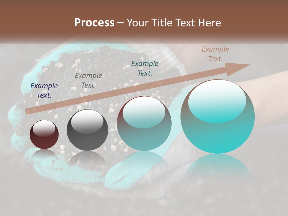 Render Black Sphere PowerPoint Template