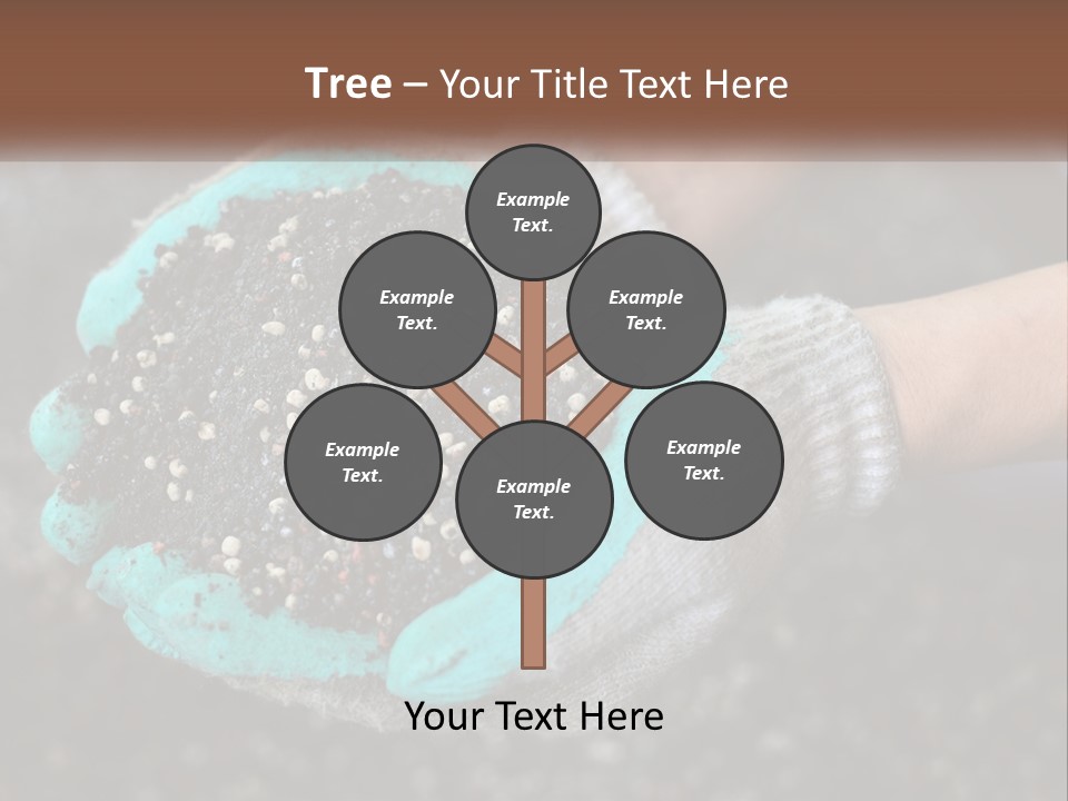 Render Black Sphere PowerPoint Template