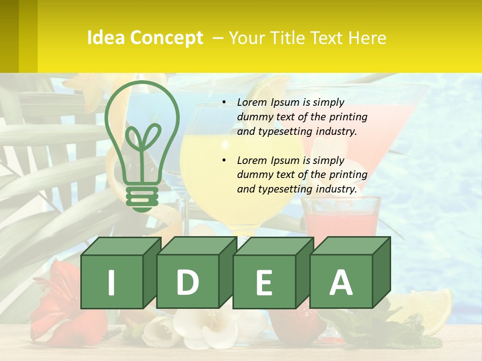 Planet City Downtown PowerPoint Template