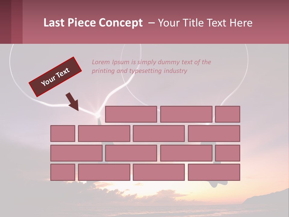 Construction Abstract Design PowerPoint Template