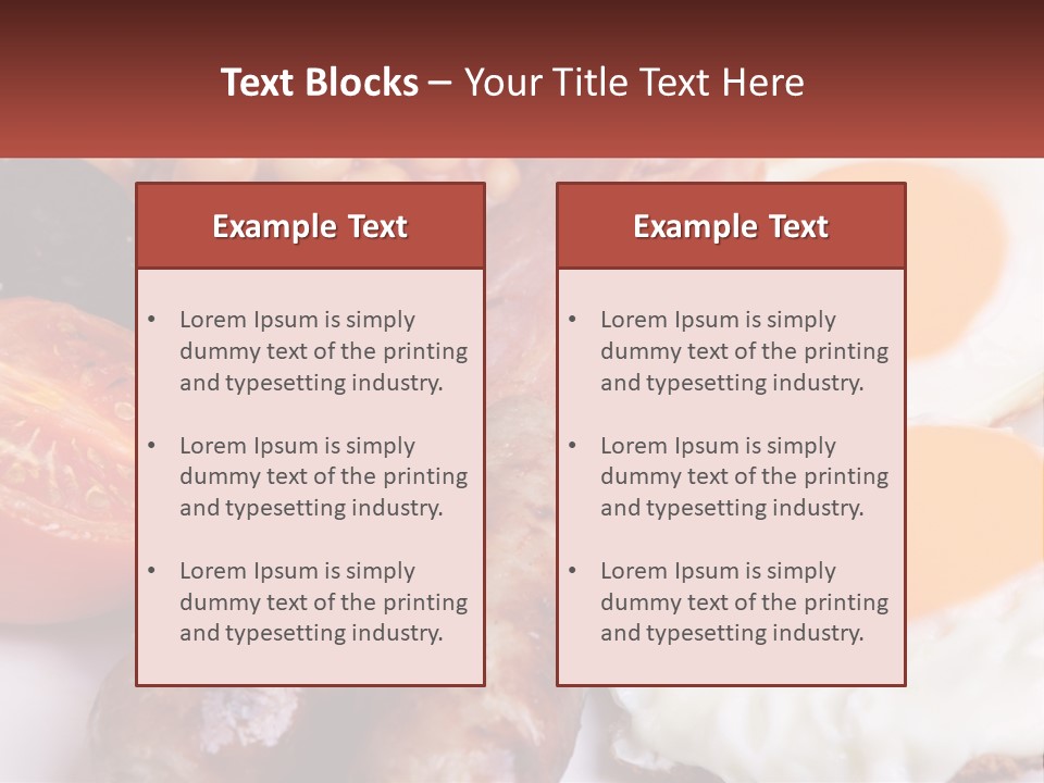 Cityscape Square Tall PowerPoint Template