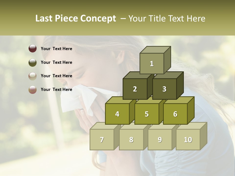 Square House Render PowerPoint Template