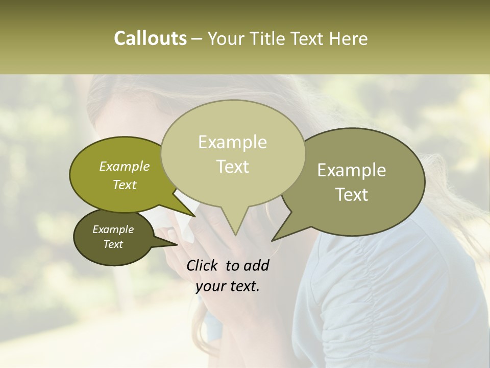 Square House Render PowerPoint Template
