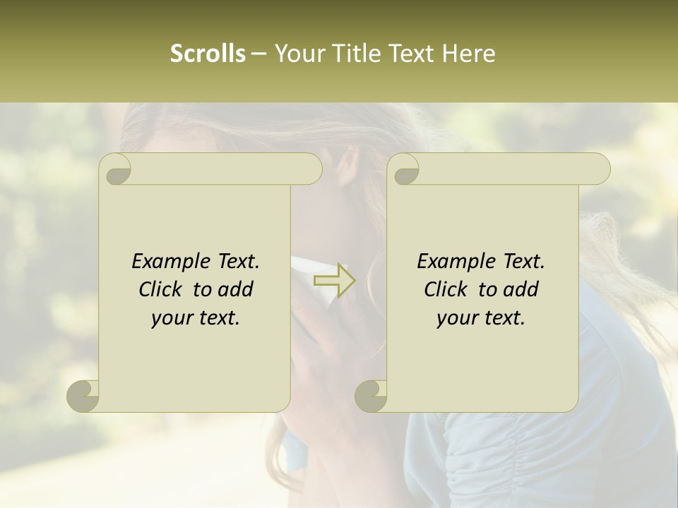 Square House Render PowerPoint Template