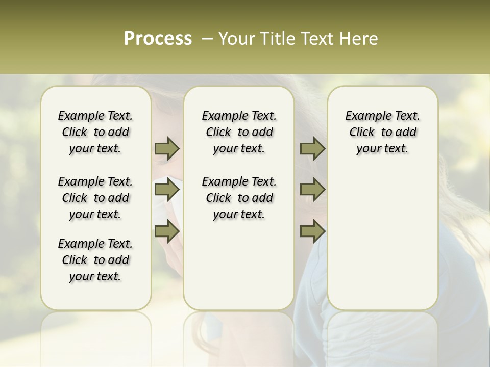 Square House Render PowerPoint Template