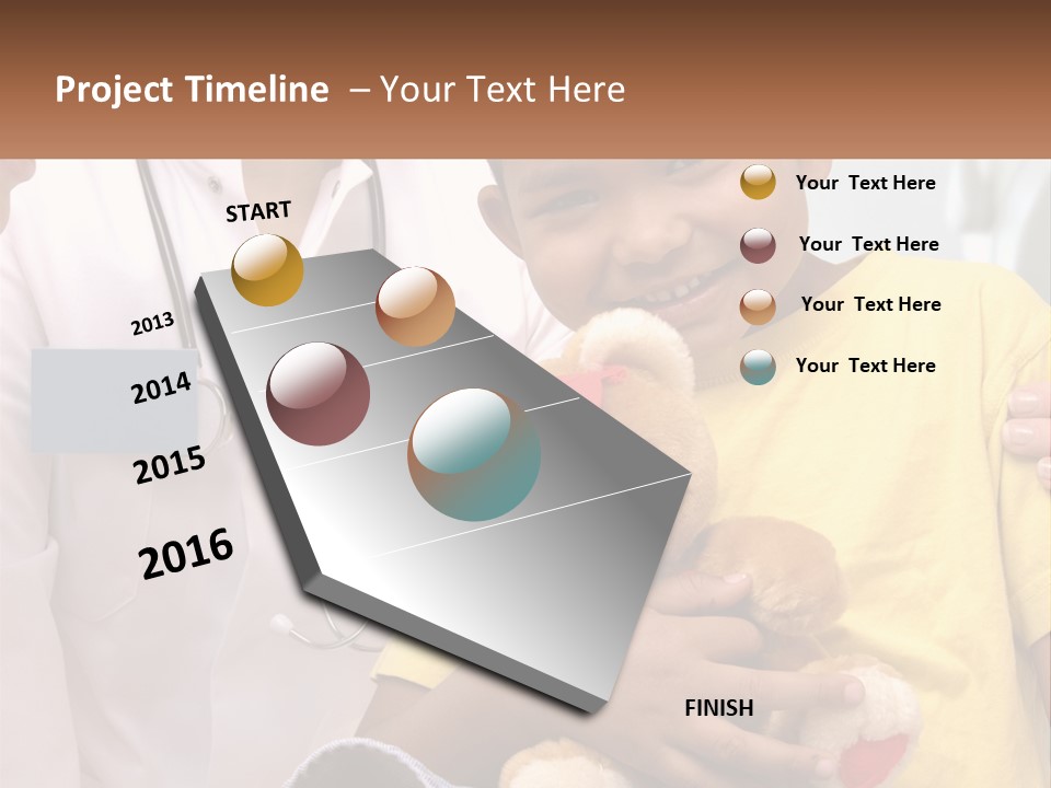 Building Illustration House PowerPoint Template